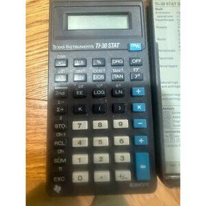 Texas Instruments TI-30 STAT Scientific Calculator With Quick Reference Card & P